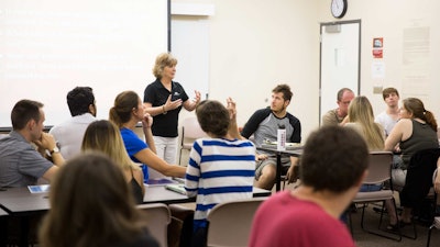 Retired technological and entrepreneurship management Lecturer Carolyn Hirata taught at the Polytechnic campus.